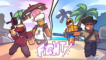 Fight on the Beach!